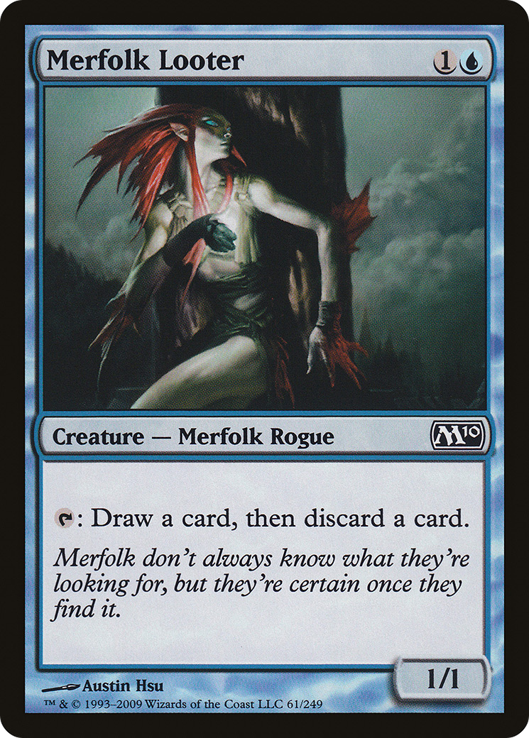 Image of Merfolk Looter (M10-061) - Magic 2010