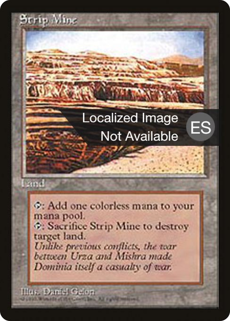 Image of Strip Mine (4BB-189) - Fourth Edition Foreign Black Border