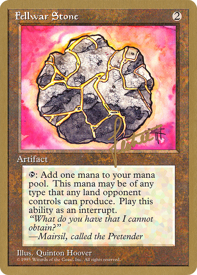 Image of Fellwar Stone - 1996 Bertrand Lestree (4ED) (WCD-) - Pro Tour Collector Set