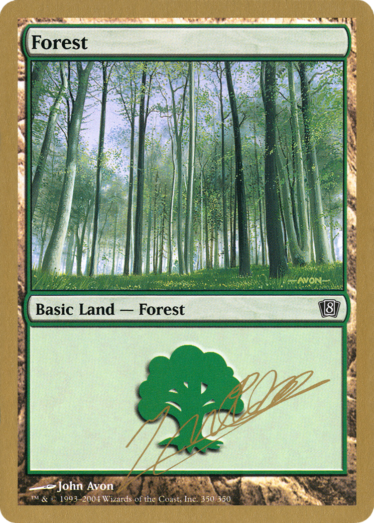 Image of Forest (350) - 2004 Julien Nuijten (8ED) (WCD-JN350) - World Championship Decks 2004