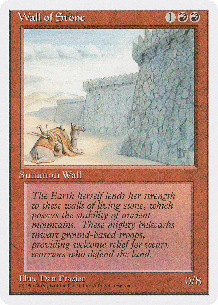 Image of Wall of Stone (4ED-) - Fourth Edition