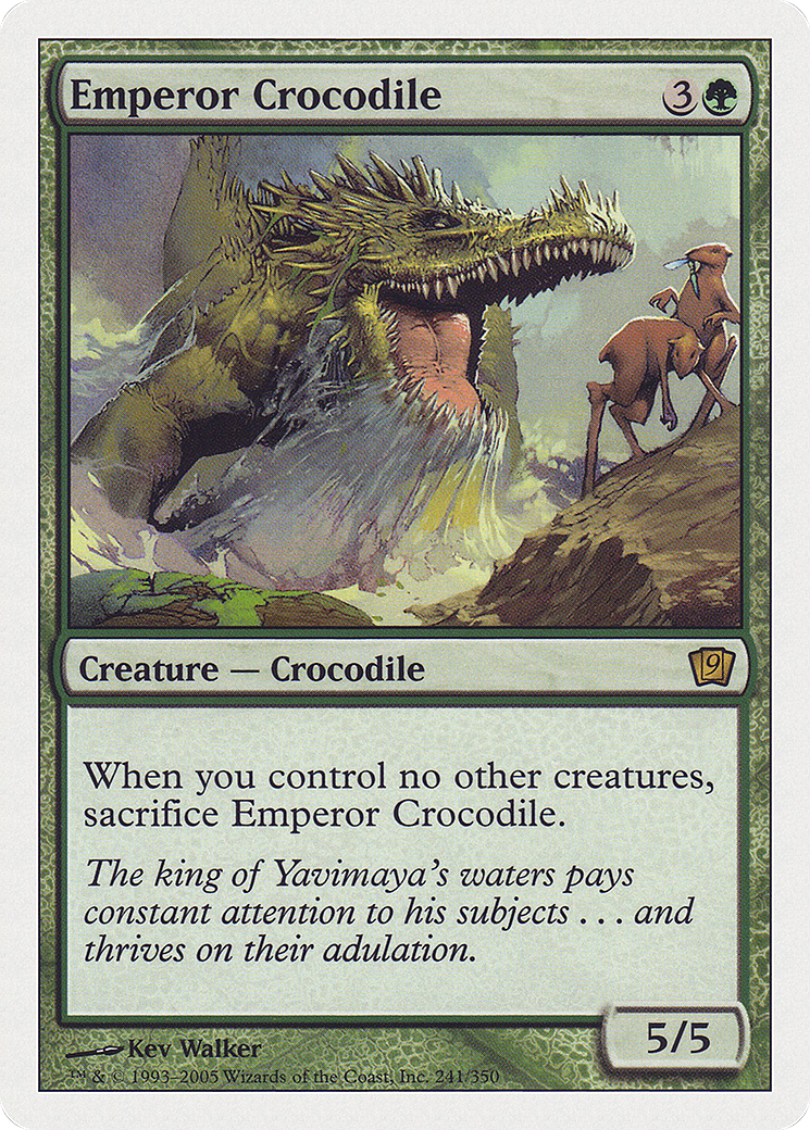 Image of Emperor Crocodile (9ED-241) - 9th Edition