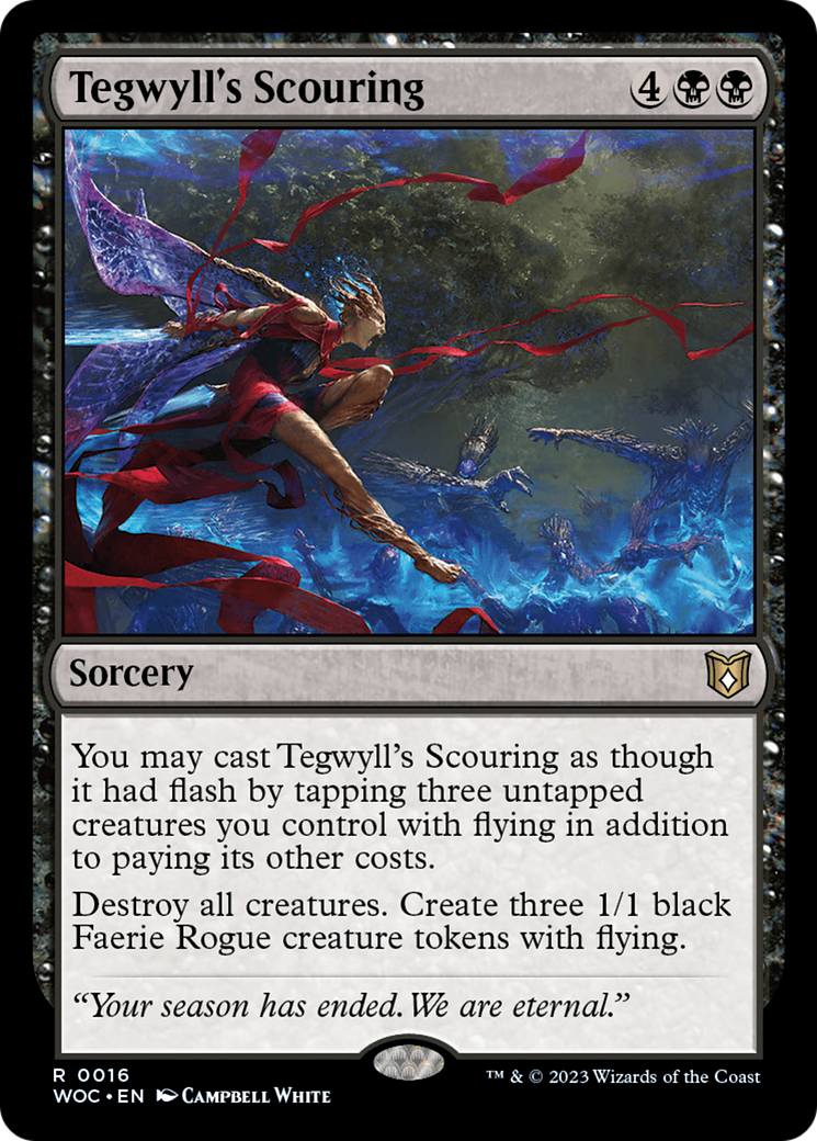 Image of Tegwyll's Scouring (WOC-016) - Wilds of Eldraine Commander