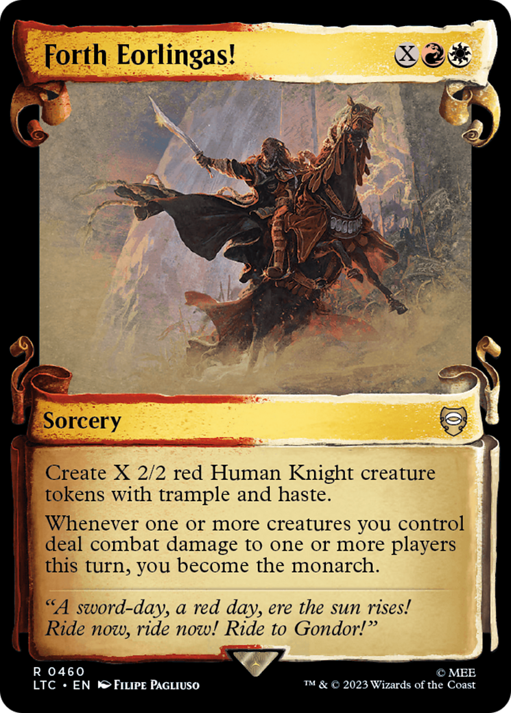 Image of Forth Eorlingas! (Showcase Scrolls) (LTC-460) - Tales of Middle-earth Commander: (Showcase)