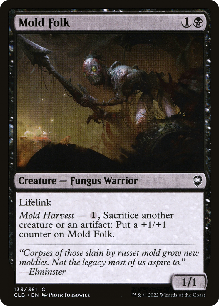 Image of Mold Folk (CLB-133) - Commander Legends: Battle for Baldur's Gate Foil