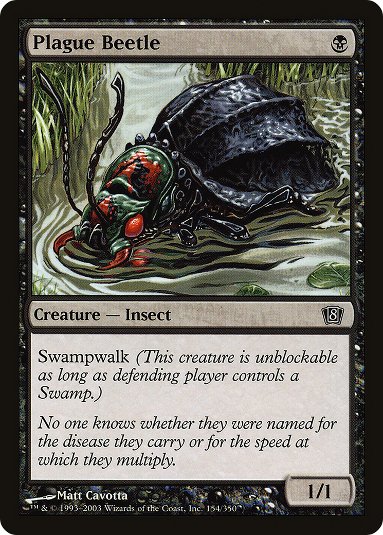 Image of Plague Beetle (8ED-154★) - 8th Edition