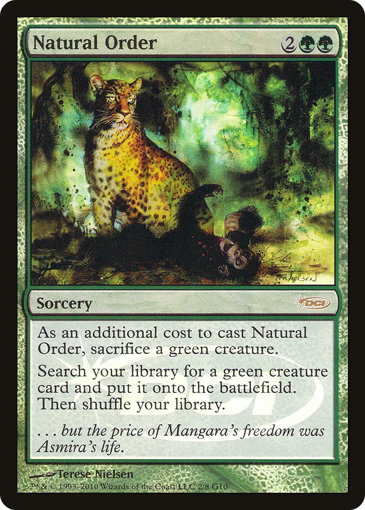 Image of Natural Order (JDG-002) - Judge Gift Cards 2010 Foil