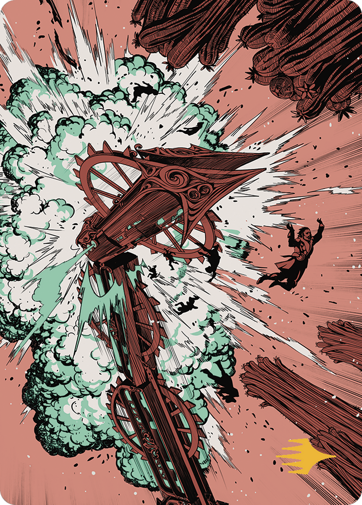 Image of Decimate // Decimate (AOTJ-044) - Outlaws of Thunder Junction Art Series (Borderless) Foil