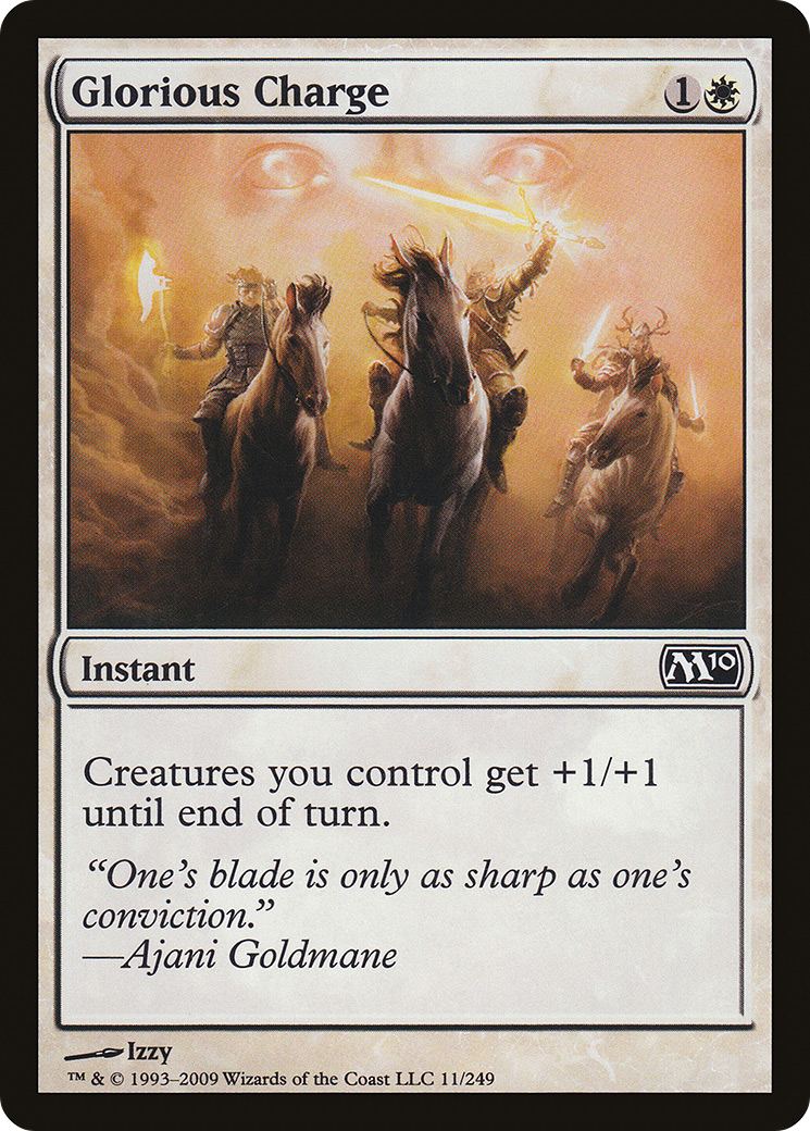 Image of Glorious Charge (M10-011) - Magic 2010 Foil