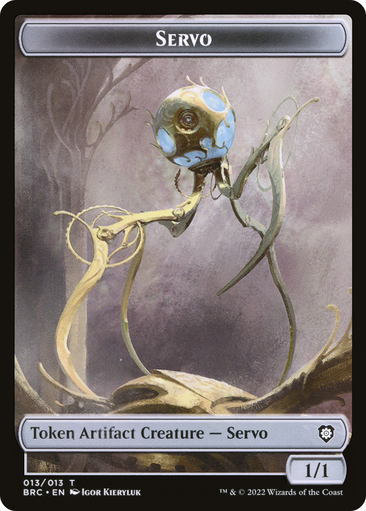 Image of Servo (TBRC-013) - The Brothers' War Commander Tokens Foil