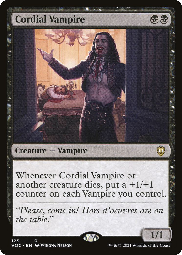 Image of Cordial Vampire (VOC-125) - Crimson Vow Commander