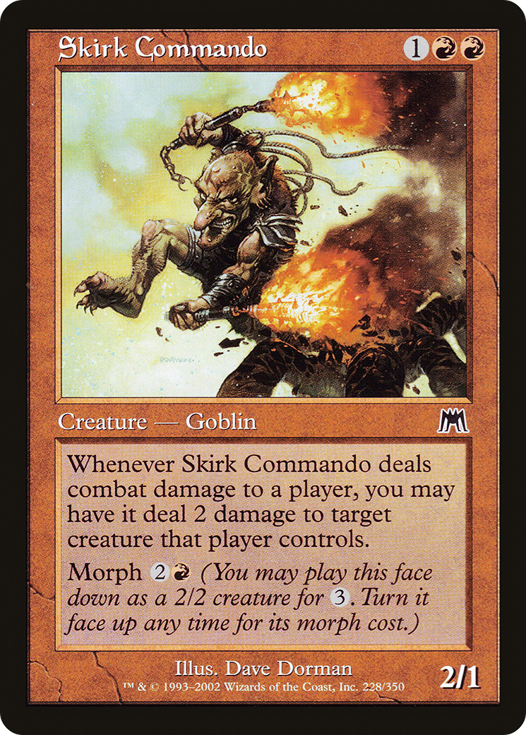 Image of Skirk Commando (ONS-228) - Onslaught Foil
