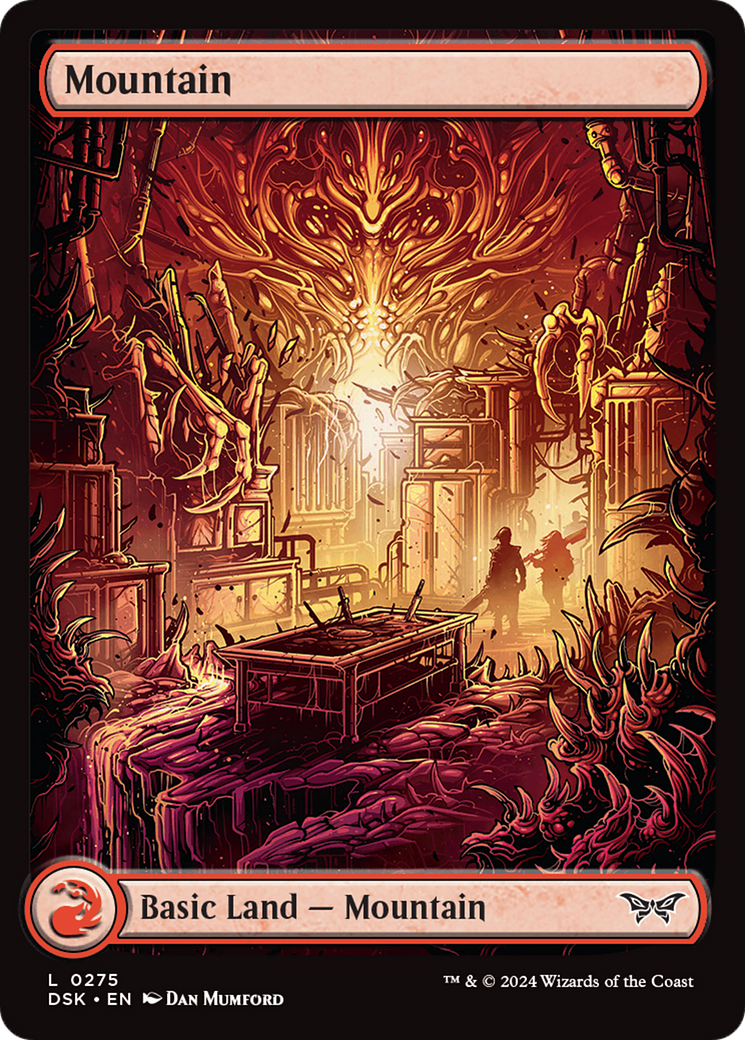 Image of Mountain (275) - Full Art (DSK-275) - Duskmourn: House of Horror