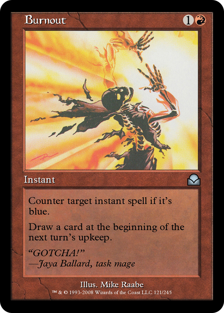 Image of Burnout (ME2-121) - Masters Edition II