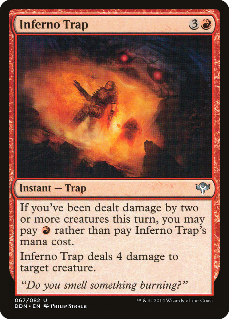 Image of Inferno Trap (DDN-067) - Duel Decks: Speed vs. Cunning