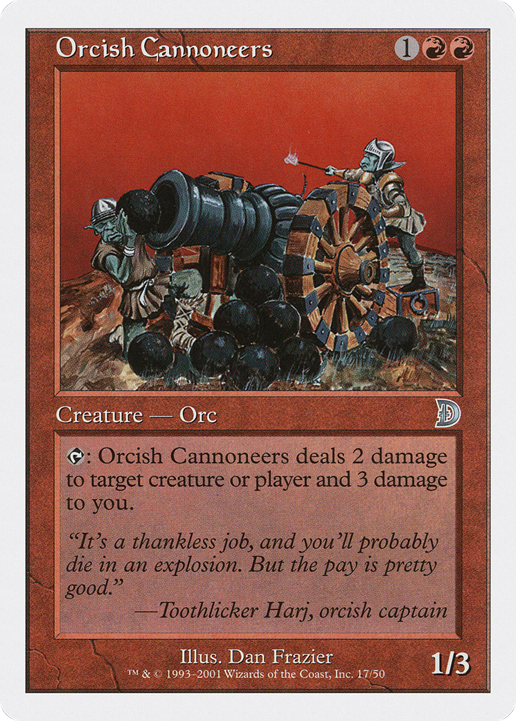 Image of Orcish Cannoneers (DKM-017) - Deckmasters