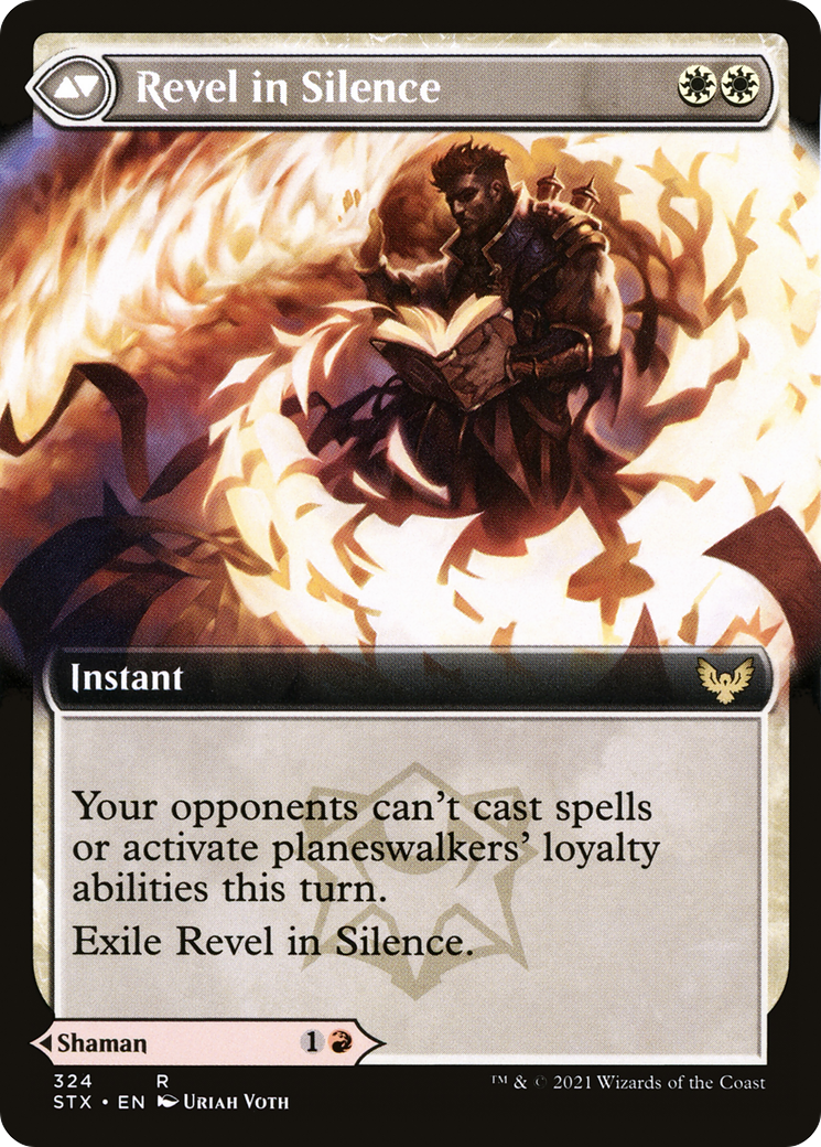 Image of Flamescroll Celebrant (Extended Art) (STX-324) - Strixhaven: School of Mages: (Extended Art) Foil
