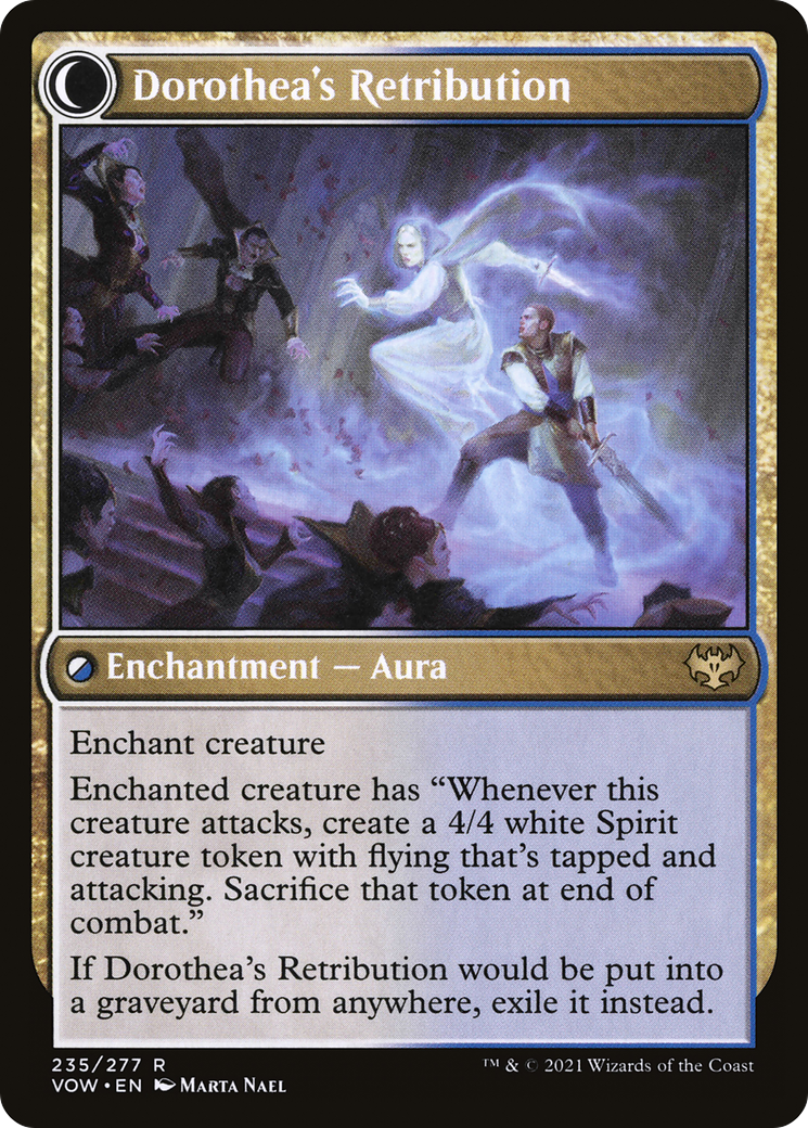 Image of Dorothea, Vengeful Victim (VOW-235) - Innistrad: Crimson Vow: (Double Faced Transform)