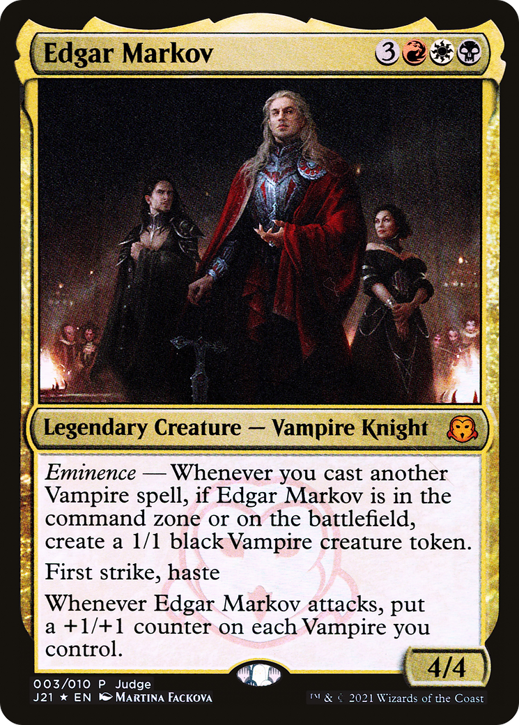 Image of Edgar Markov (JDG-003) - Judge Gift Cards 2021 Foil