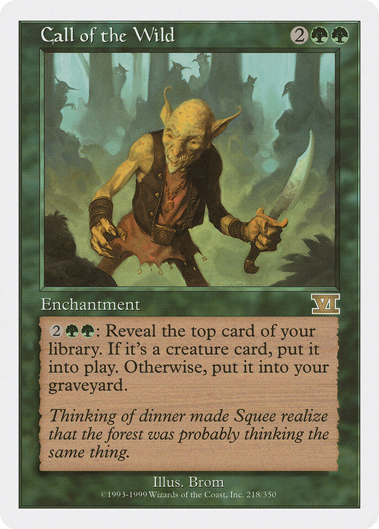Image of Call of the Wild (6ED-218) - Classic Sixth Edition