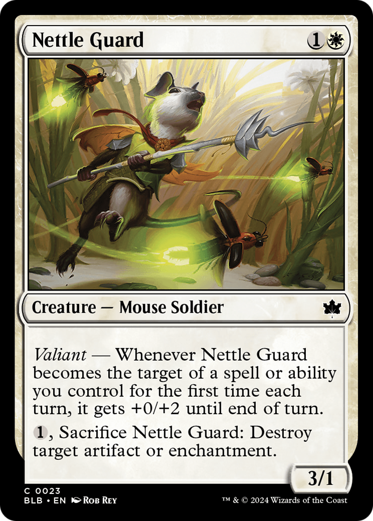 Image of Nettle Guard (BLB-023) - Bloomburrow