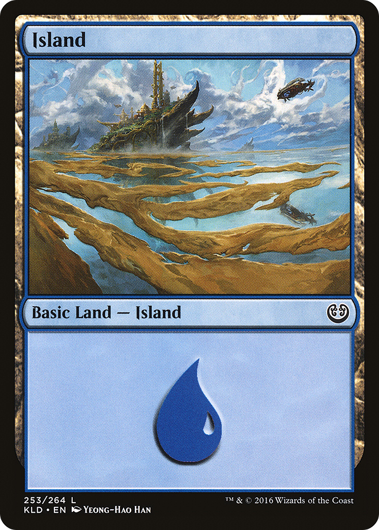 Image of Island (KLD-253) - Kaladesh Foil