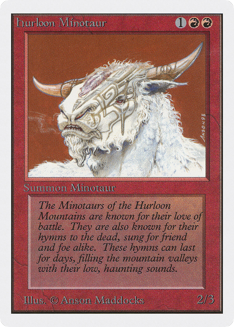 Image of Hurloon Minotaur (2ED-) - Unlimited Edition