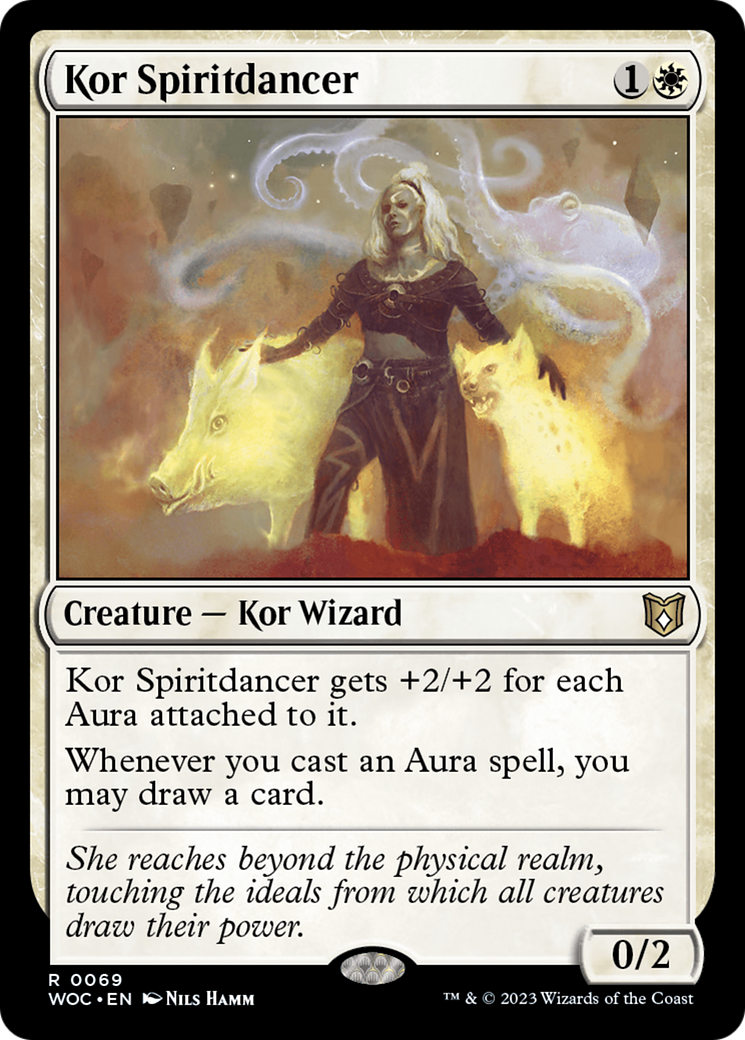 Image of Kor Spiritdancer (WOC-069) - Wilds of Eldraine Commander