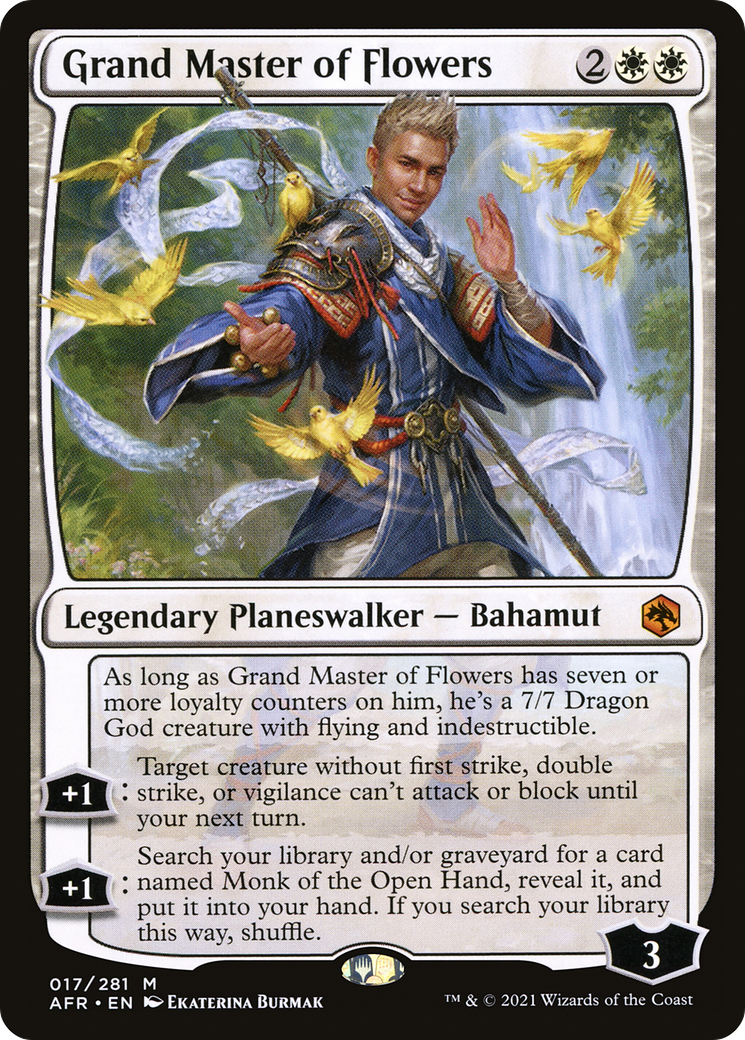 Image of Grand Master of Flowers (AFR-017) - Adventures in the Forgotten Realms Foil