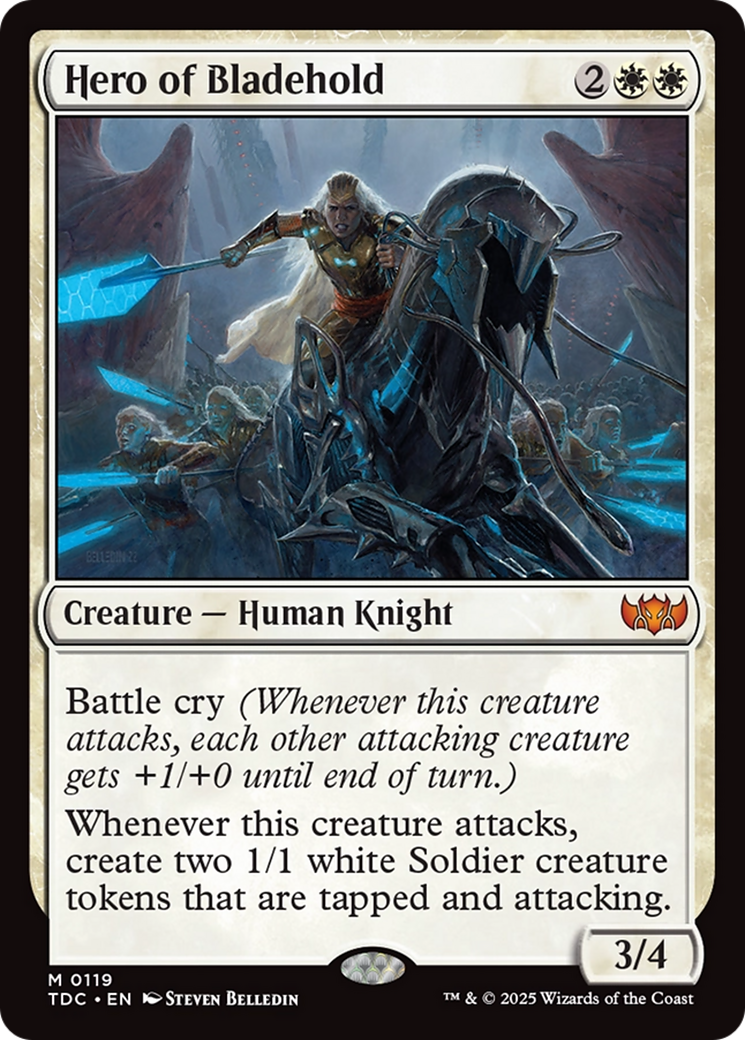 Image of Hero of Bladehold (TDC-119) - Commander: Tarkir: Dragonstorm