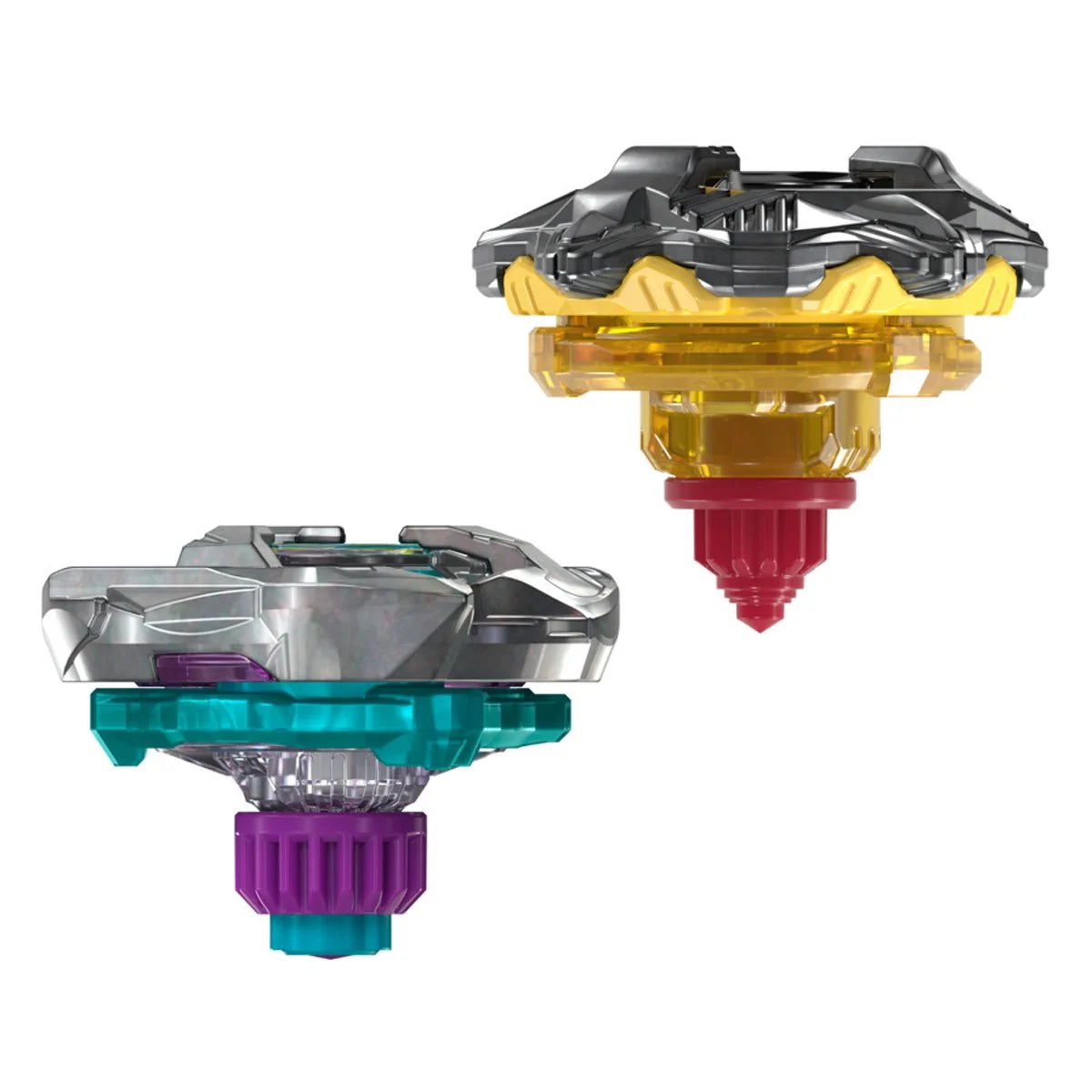 Image of Beyblade X Calibur Samurai 6-70M BX & Obsidian Shell 3-85S BX Dual Pack Set