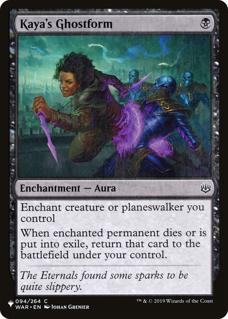 Image of Kaya's Ghostform (LIST-WAR-94) - The List