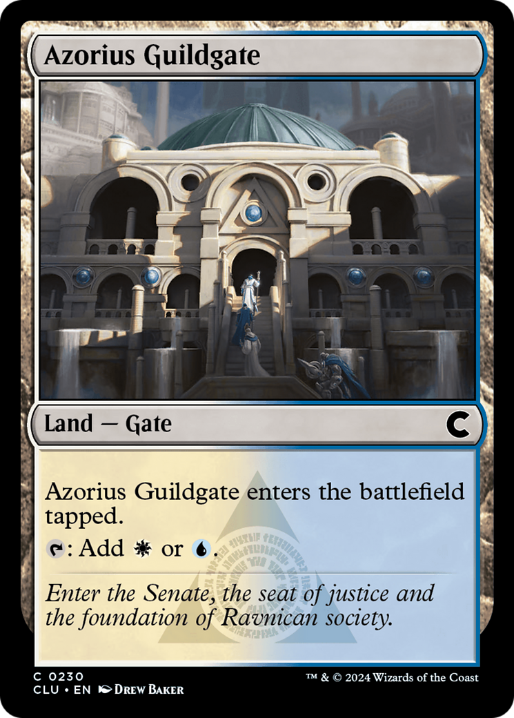 Image of Azorius Guildgate (CLU-230) - Ravnica: Clue Edition