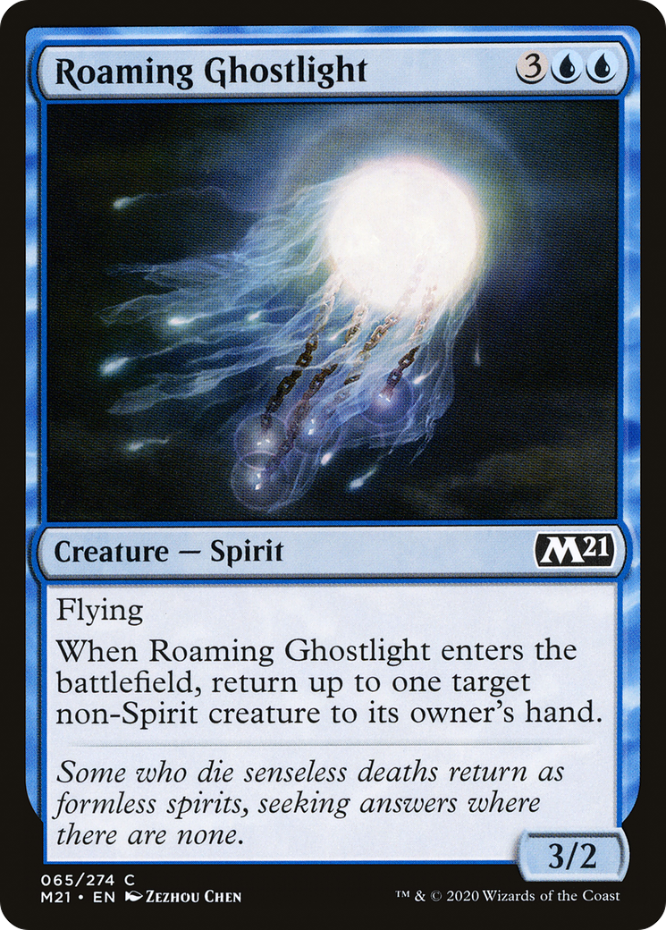 Image of Roaming Ghostlight (M21-065) - Core Set 2021 Foil