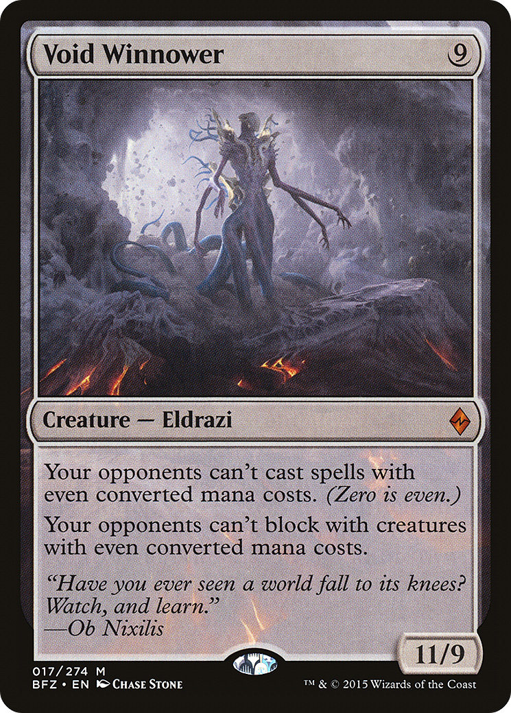 Image of Void Winnower (BFZ-017) - Battle for Zendikar Foil