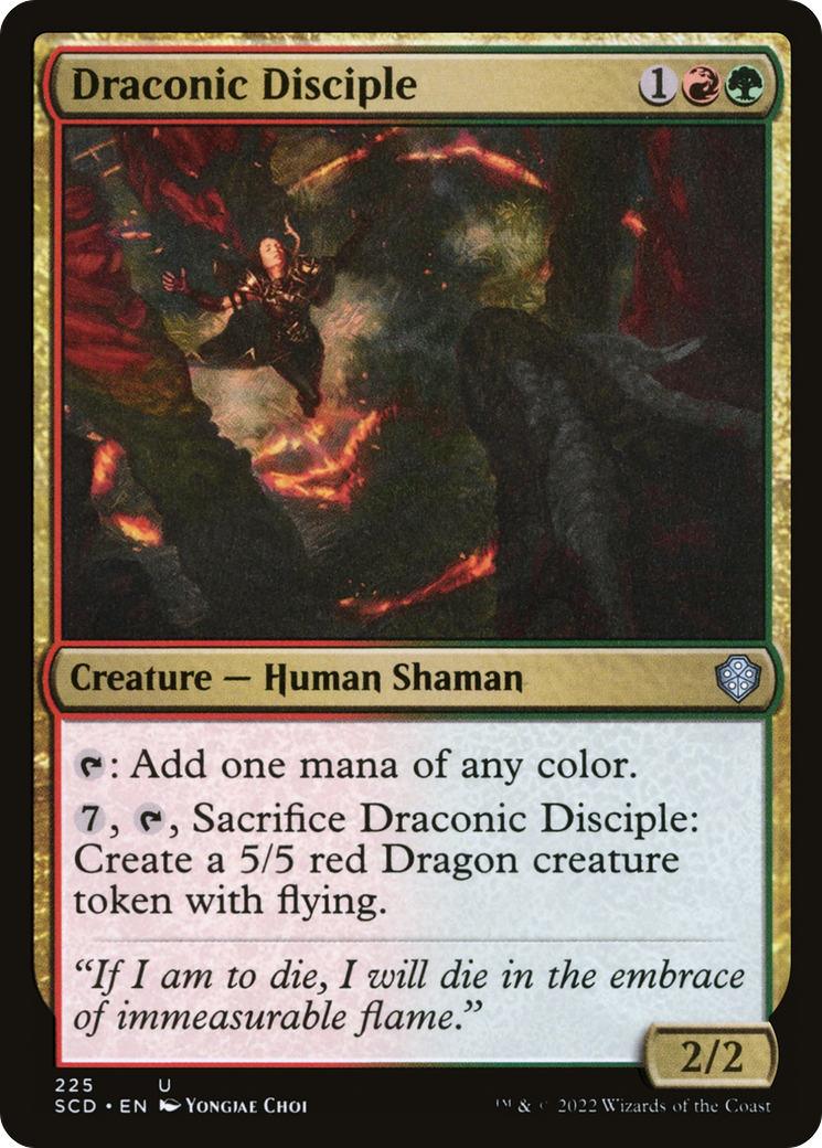 Image of Draconic Disciple (SCD-225) - Starter Commander Decks