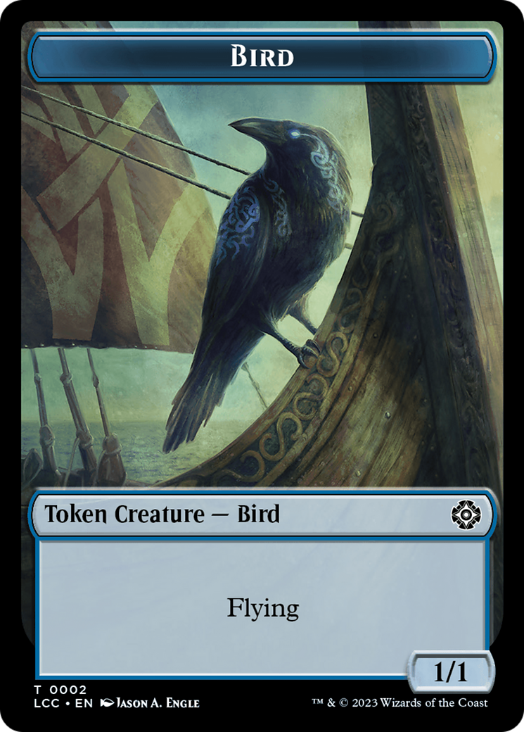 Image of Bird (TLCC-002) - The Lost Caverns of Ixalan Commander Tokens Foil