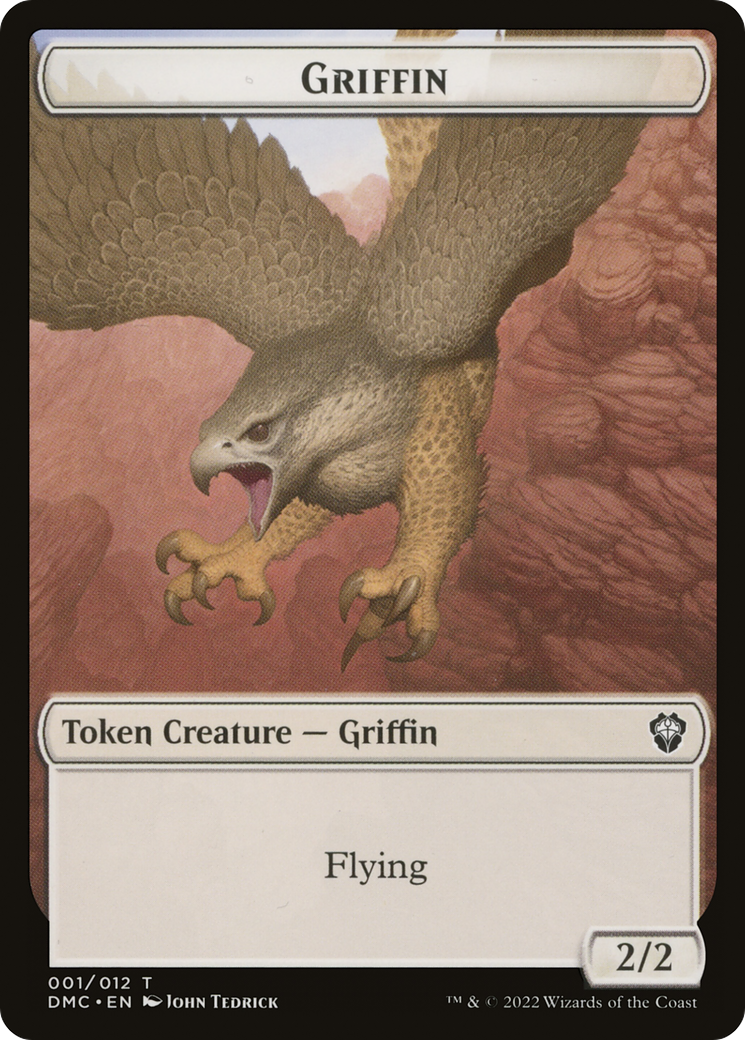 Image of Griffin (TDMC-001) - Dominaria United Commander Tokens