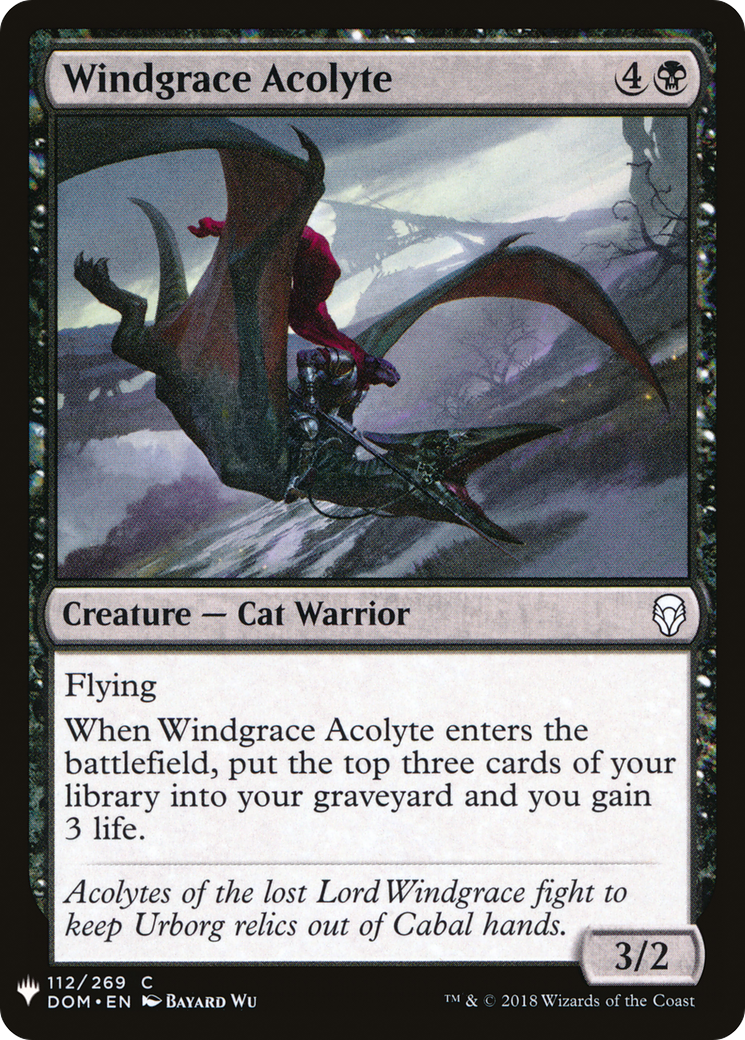 Image of Windgrace Acolyte (LIST-112) - The List