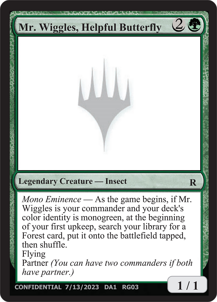Image of Mr. Wiggles, Helpful Butterfly (UNK-RG03B) - Unknown Event