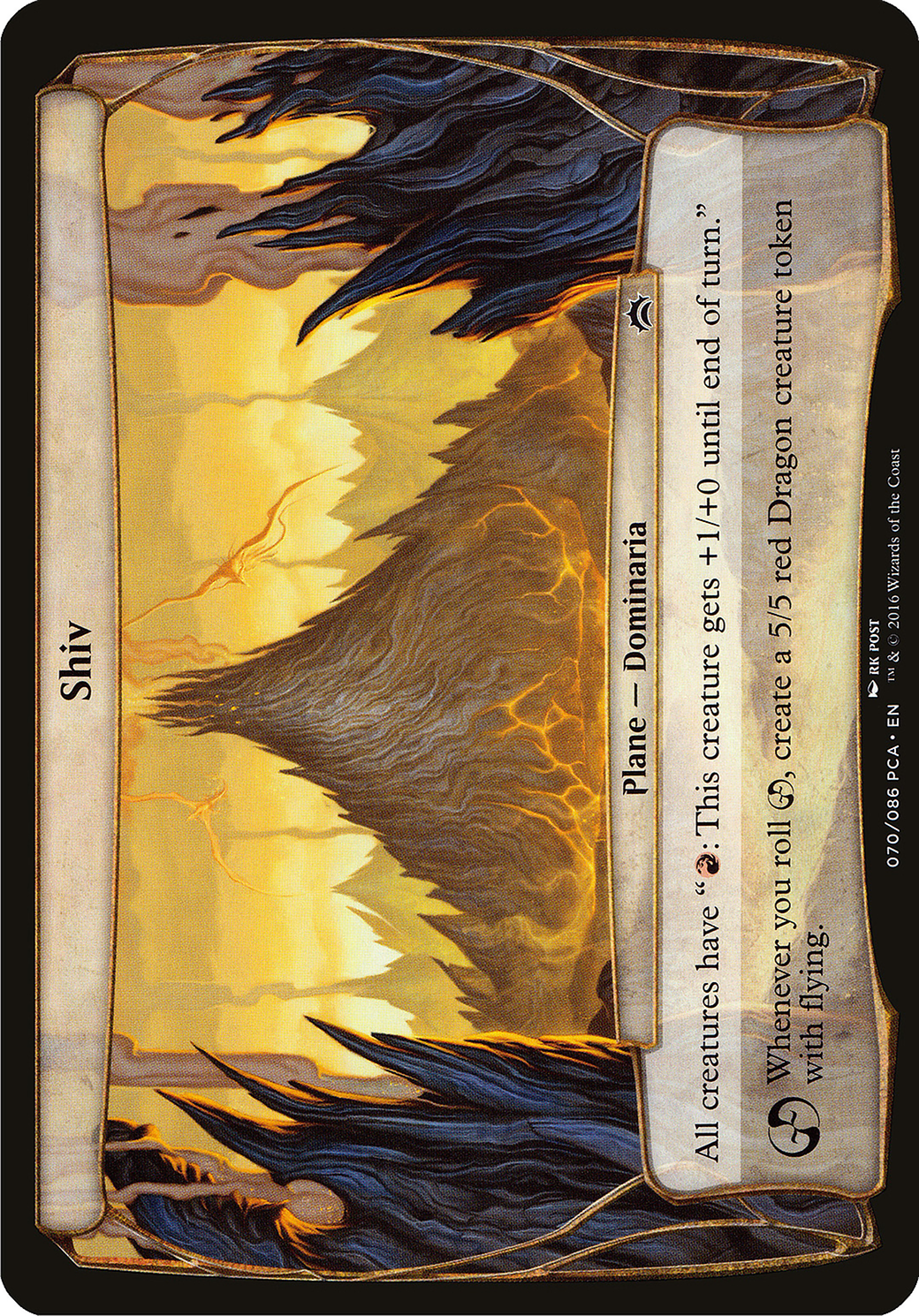 Image of Shiv (Planechase Anthology) (OVER-070) - Planechase Anthology Planes