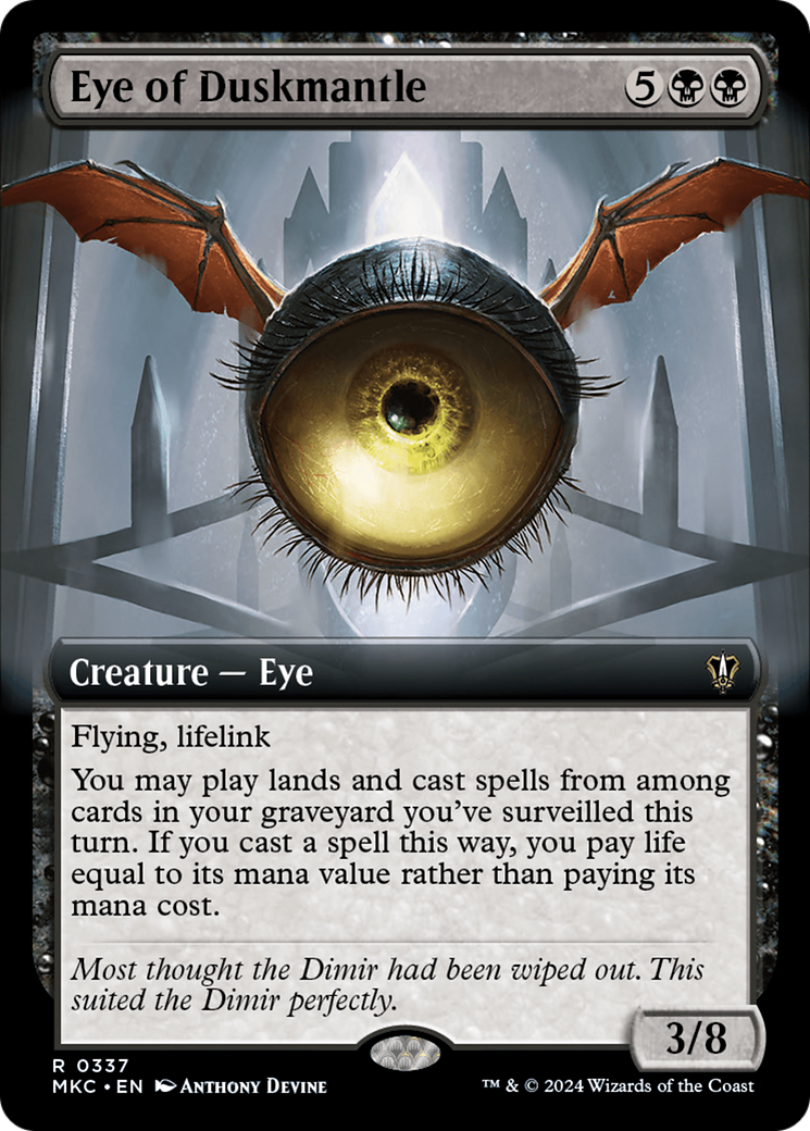 Image of Eye of Duskmantle (Extended Art) (MKC-337) - Murders at Karlov Manor Commander: (Extended Art)