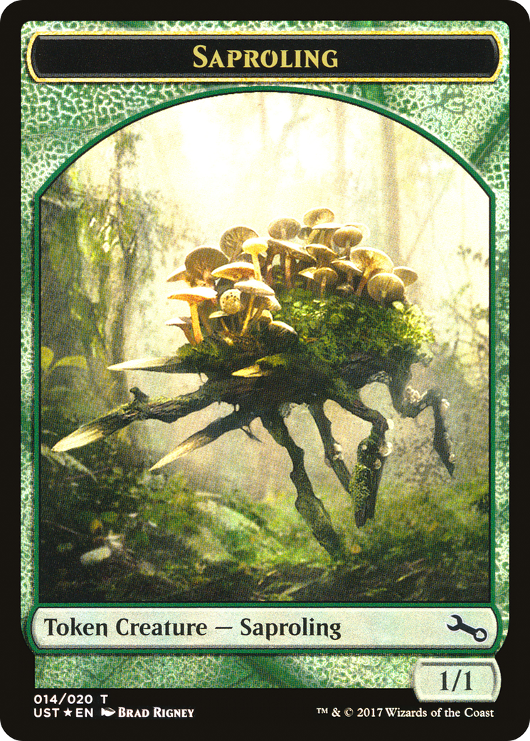 Image of Saproling Token (UST-014) - Unstable Tokens Foil