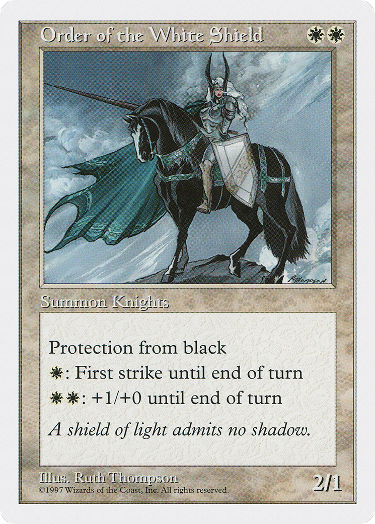 Image of Order of the White Shield (5ED-) - Fifth Edition