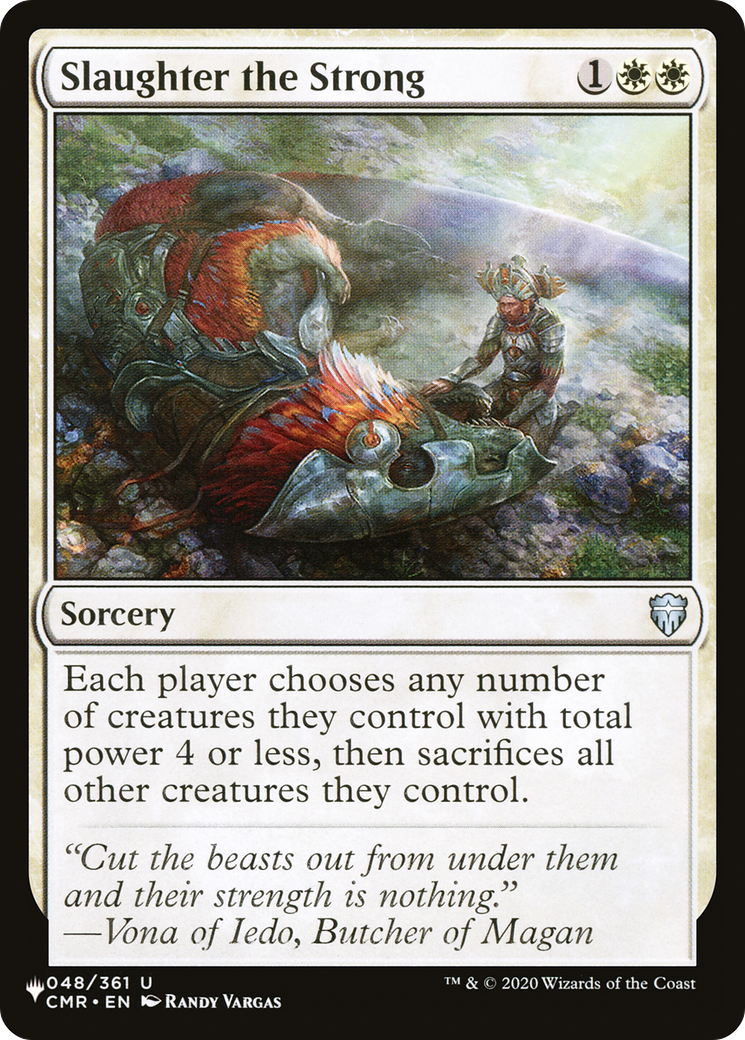 Image of Slaughter the Strong (LIST-CMR-48) - The List