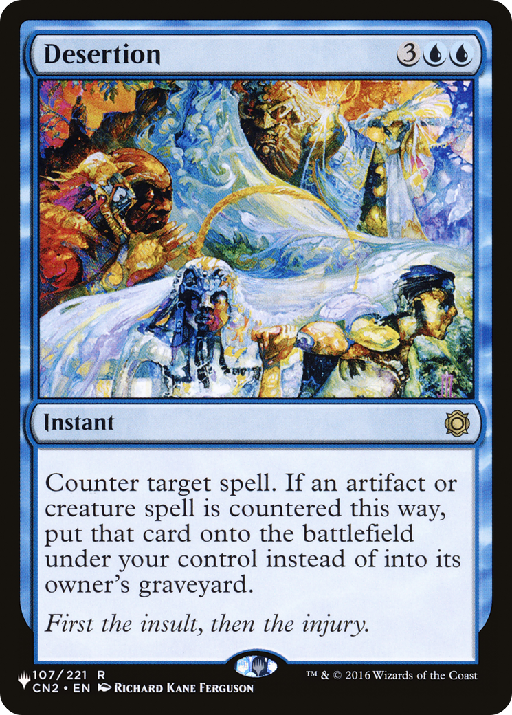 Image of Desertion (LIST-CN2-107) - The List