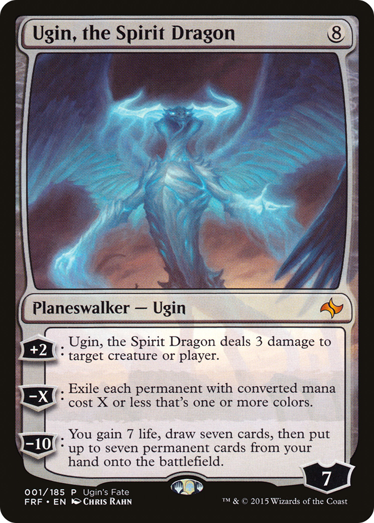 Image of Ugin, the Spirit Dragon (FRF_UGIN-001) - Ugin's Fate