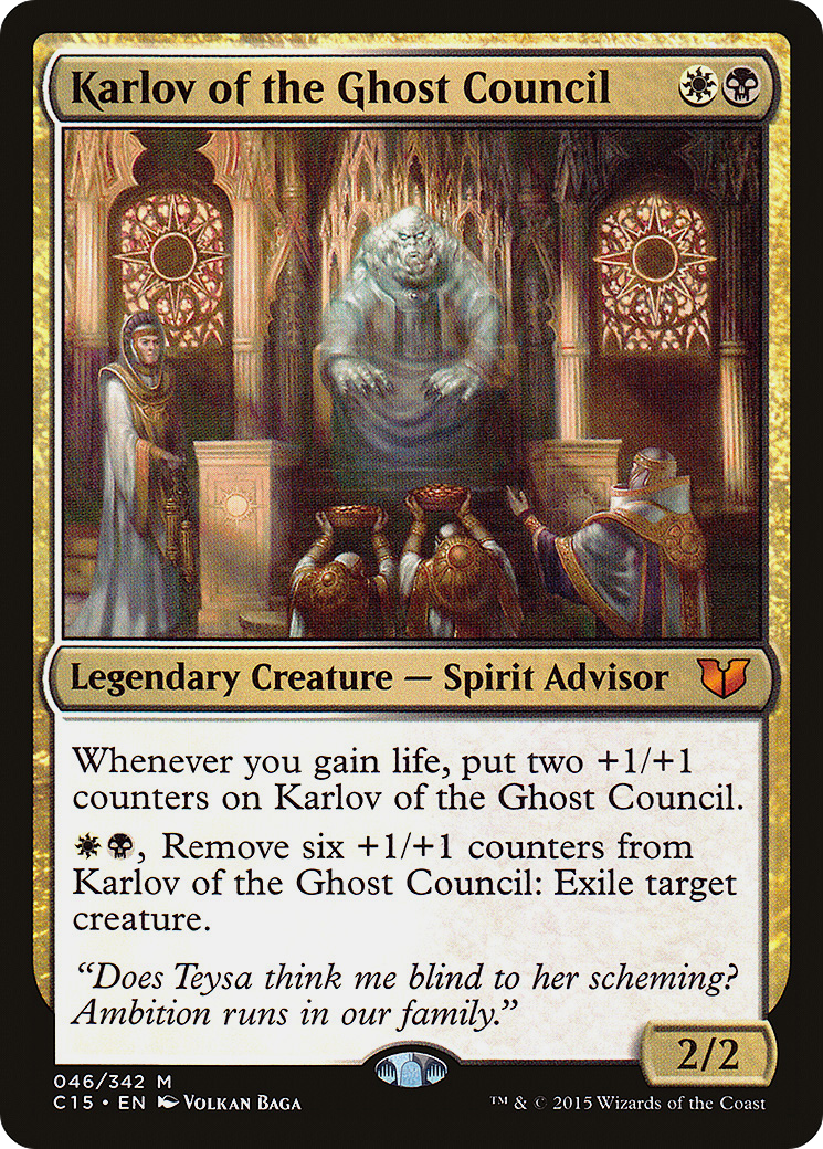 Image of Karlov of the Ghost Council (C15-046) - Commander 2015