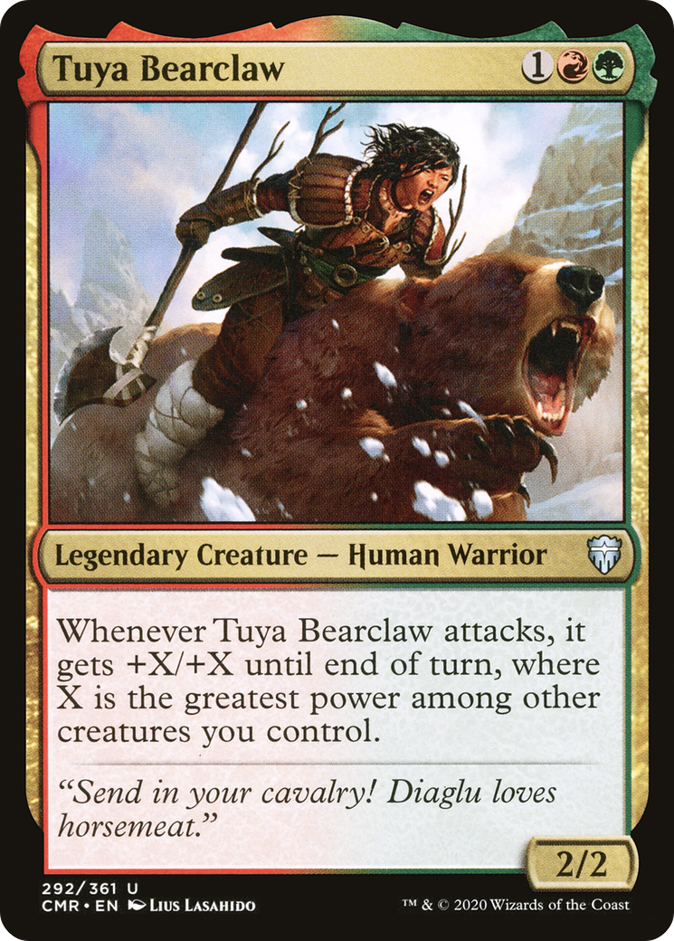 Image of Tuya Bearclaw (CMR-292) - Commander Legends Foil