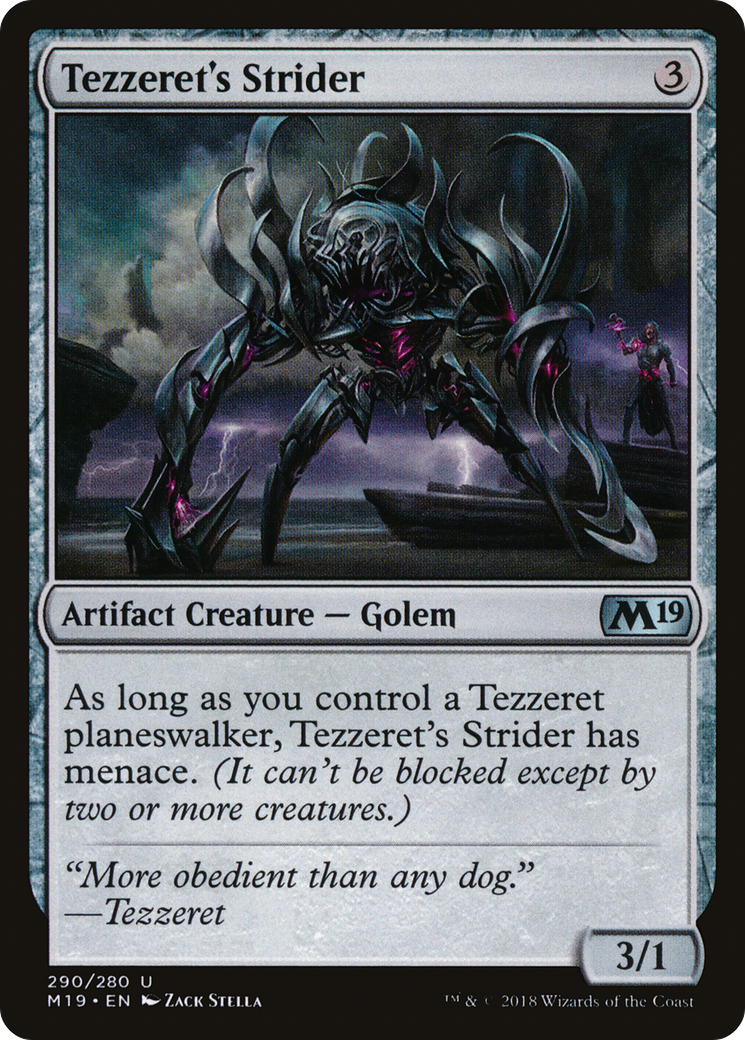 Image of Tezzeret's Strider (M19-290) - Core Set 2019